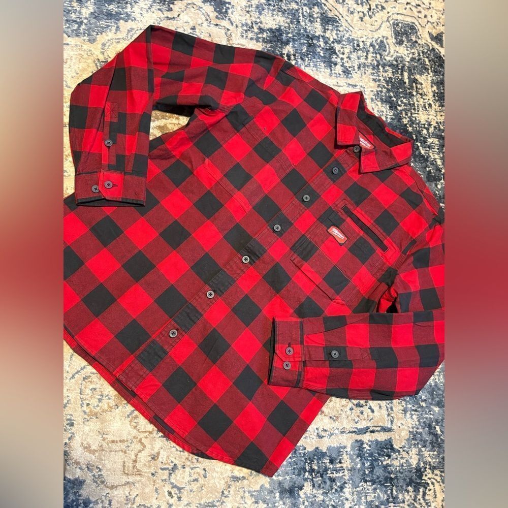 Milwaukee Gridiron Flannel Shirt XL NWOT